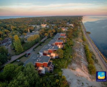 Jurata. Widok z lotu ptaka.